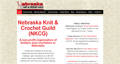 Desktop Screenshot of nebraskaknitandcrochet.org